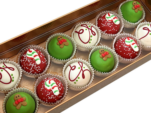 The Christmas Candy Cake Ball Collection
