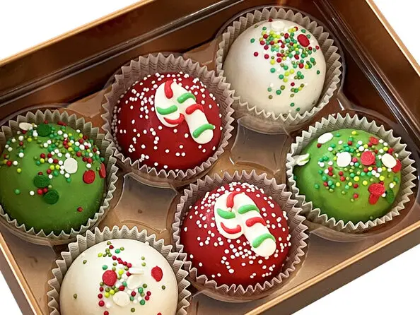 The Mini Christmas Candy Cake Ball Collection