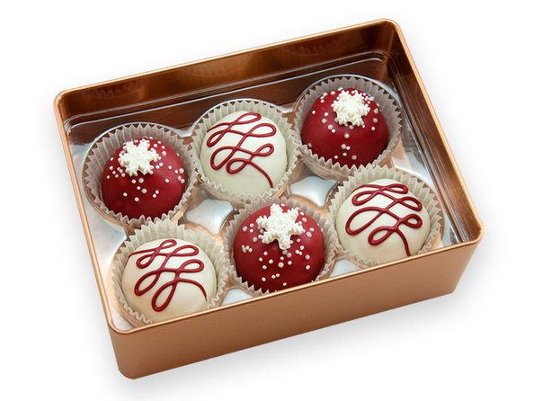 Mini Christmas Snowfall Cake Ball Collection