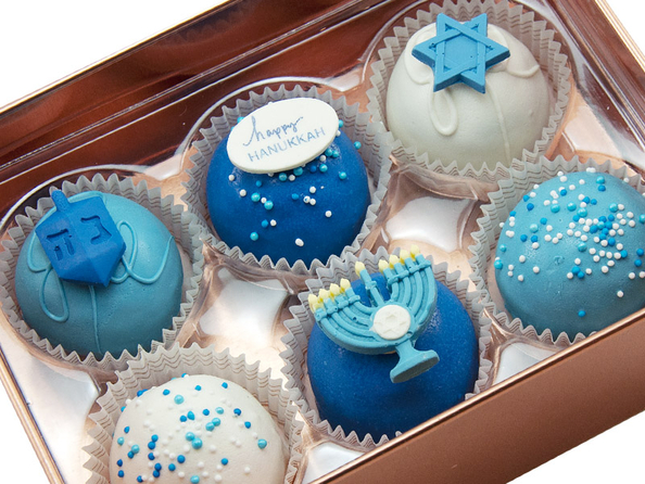 The Mini Hanukkah Cake Ball Collection