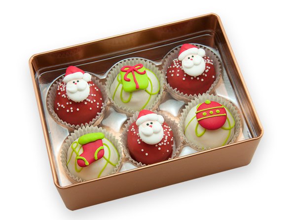 Mini Santa Cake Ball Collection