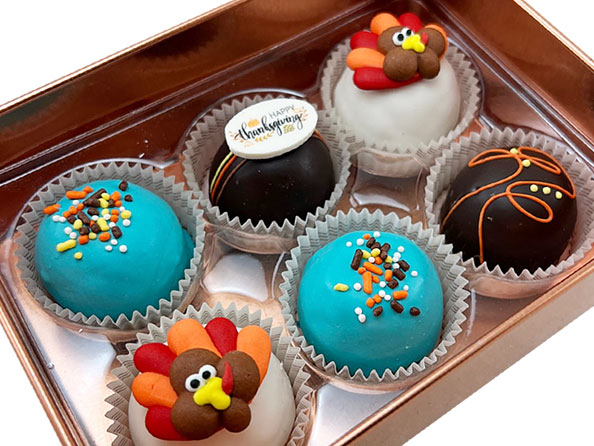 The Mini Thanksgiving Cake Ball Collection