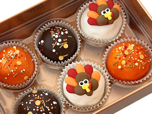 The Mini Thanksgiving Cake Ball Collection