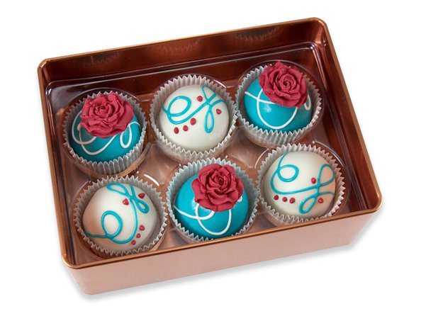 Mini Turquoise Tango Cake Ball Collection