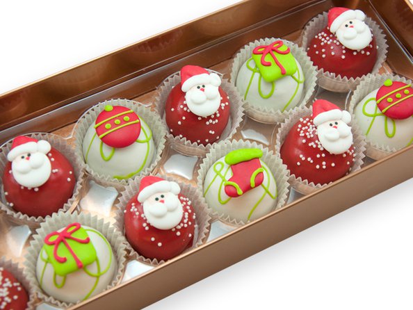 Santa Cake Ball Collection